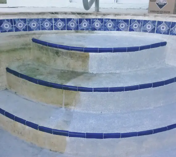 Acid wash pool service