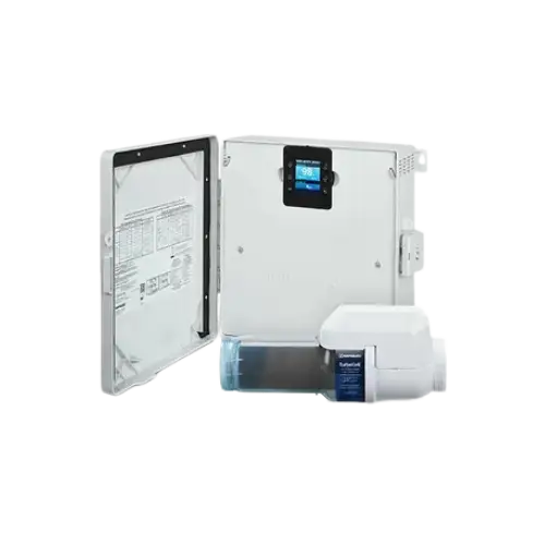 AquaRite S3 effortlessly manages chlorine levels, a pump and heater. AquaRite S3 is more than salt chlorination — it’s advanced sanitization that grows with any pool.